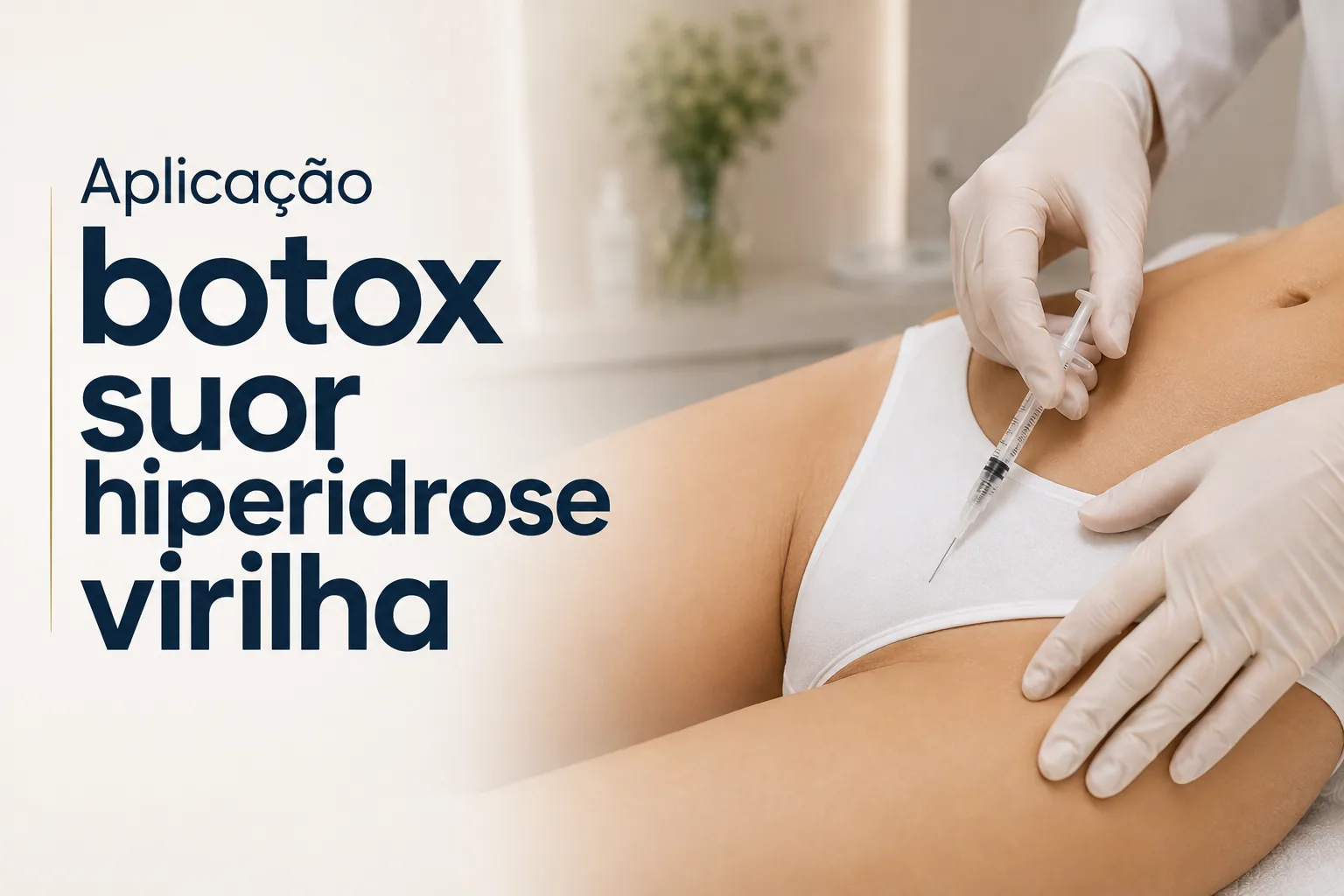 Botox para suor na virilha