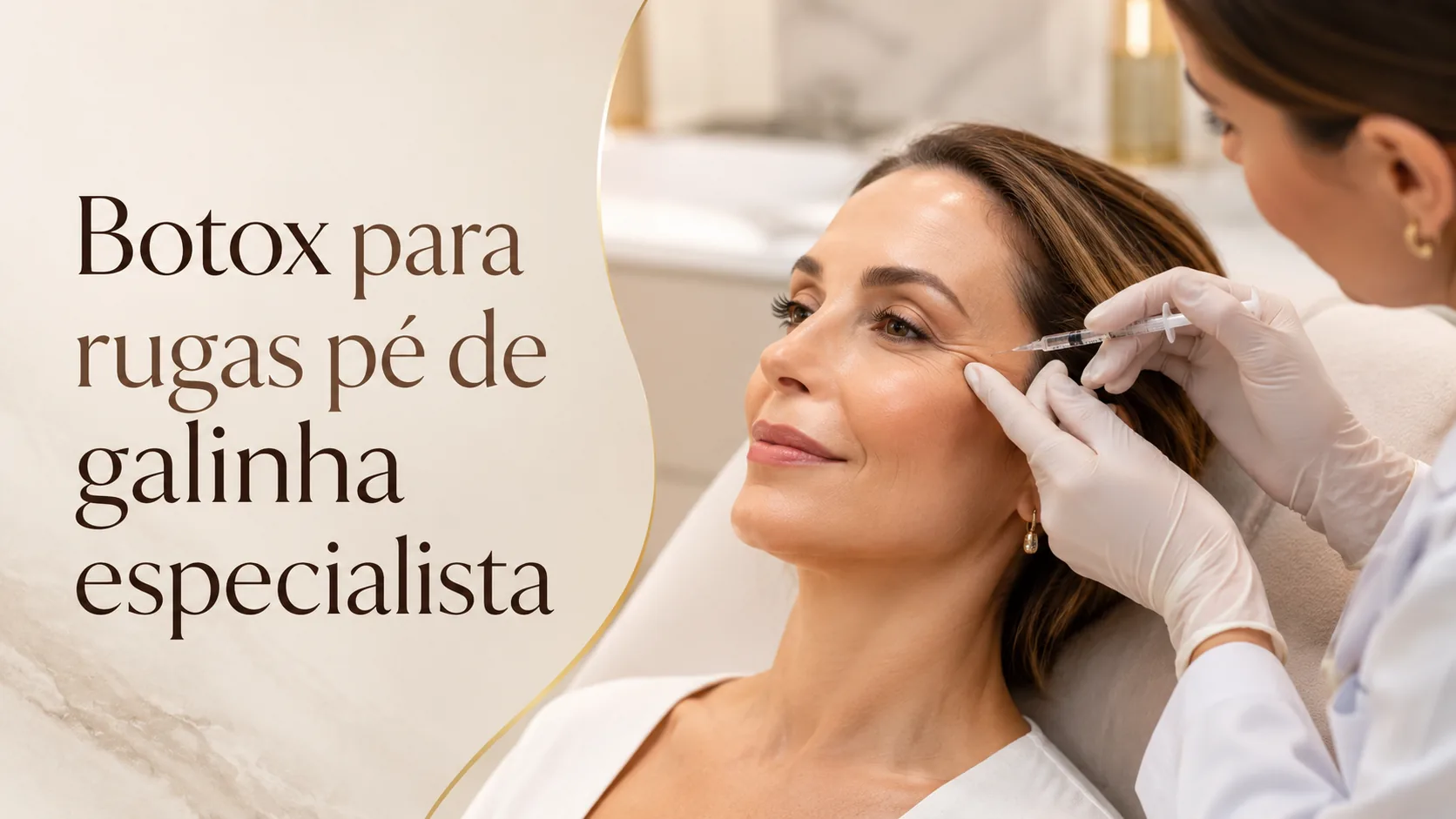 Botox para rugas pé de galinha especialista
