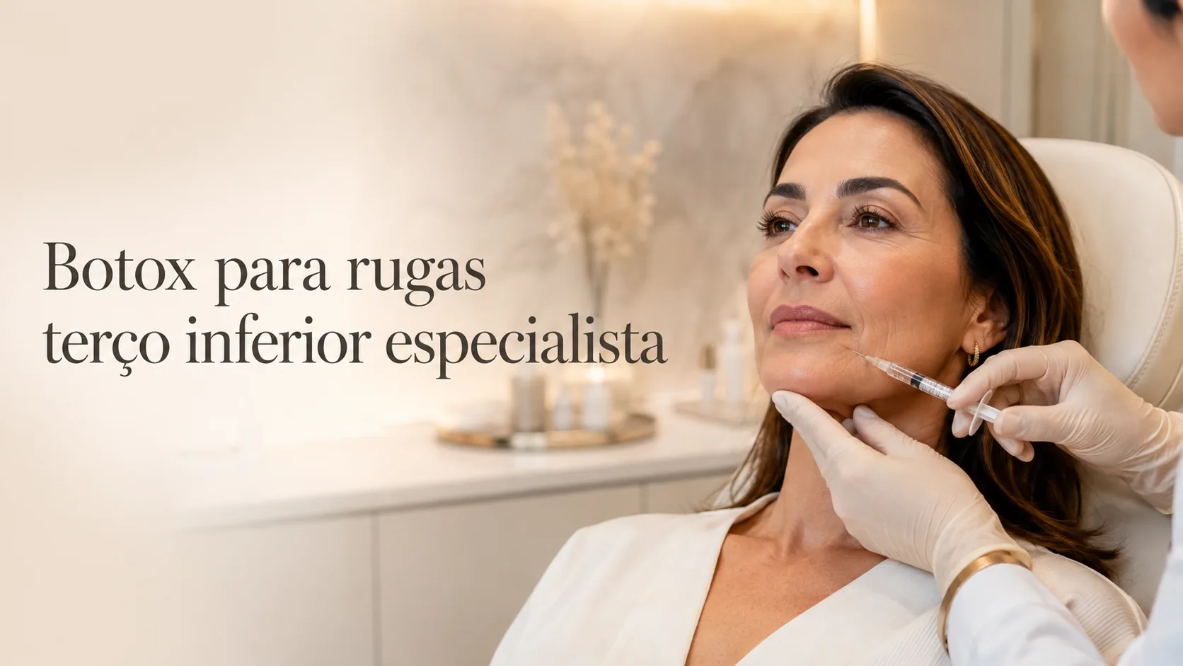 Botox para rugas terço inferior especialista