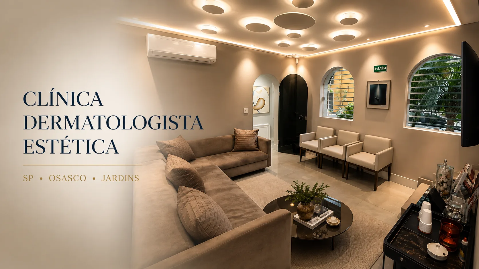 Clínica de Dermatología Estética — Dr. Claudio Wulkan Recepción de la clínica de dermatología estética del Dr. Claudio Wulkan en São Paulo