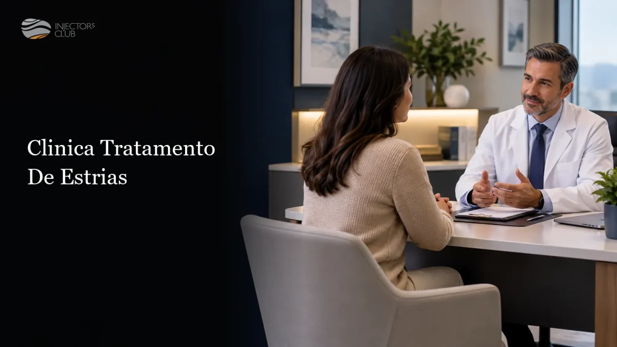 Consulta de avaliação em clínica antes de iniciar o tratamento — clínica tratamento de estrias